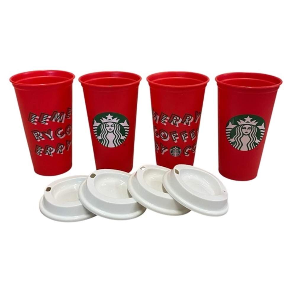 2013 Starbucks~Plastic reusable cups‎